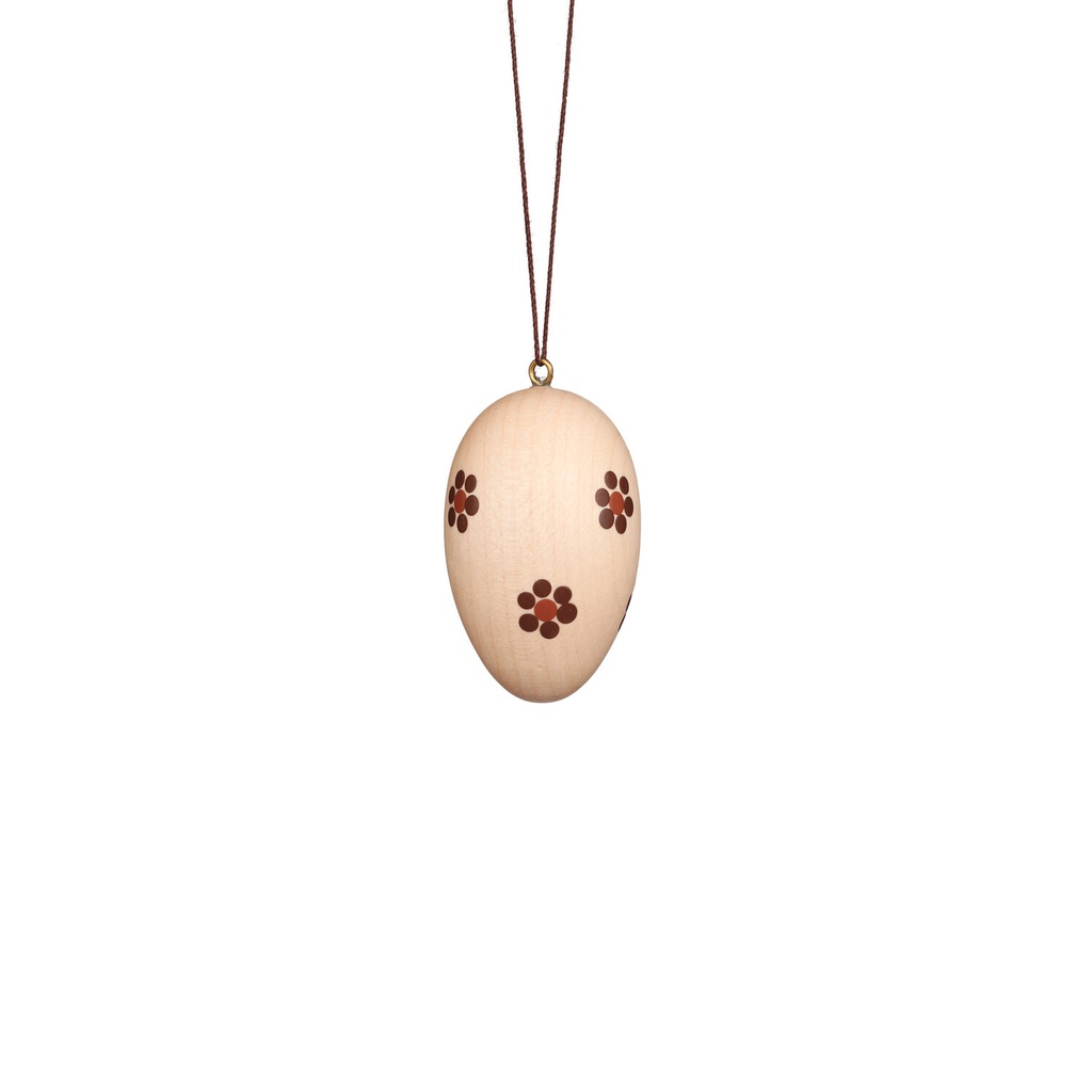 [CU 14 0701] Baumschmuck - Ei natur hell