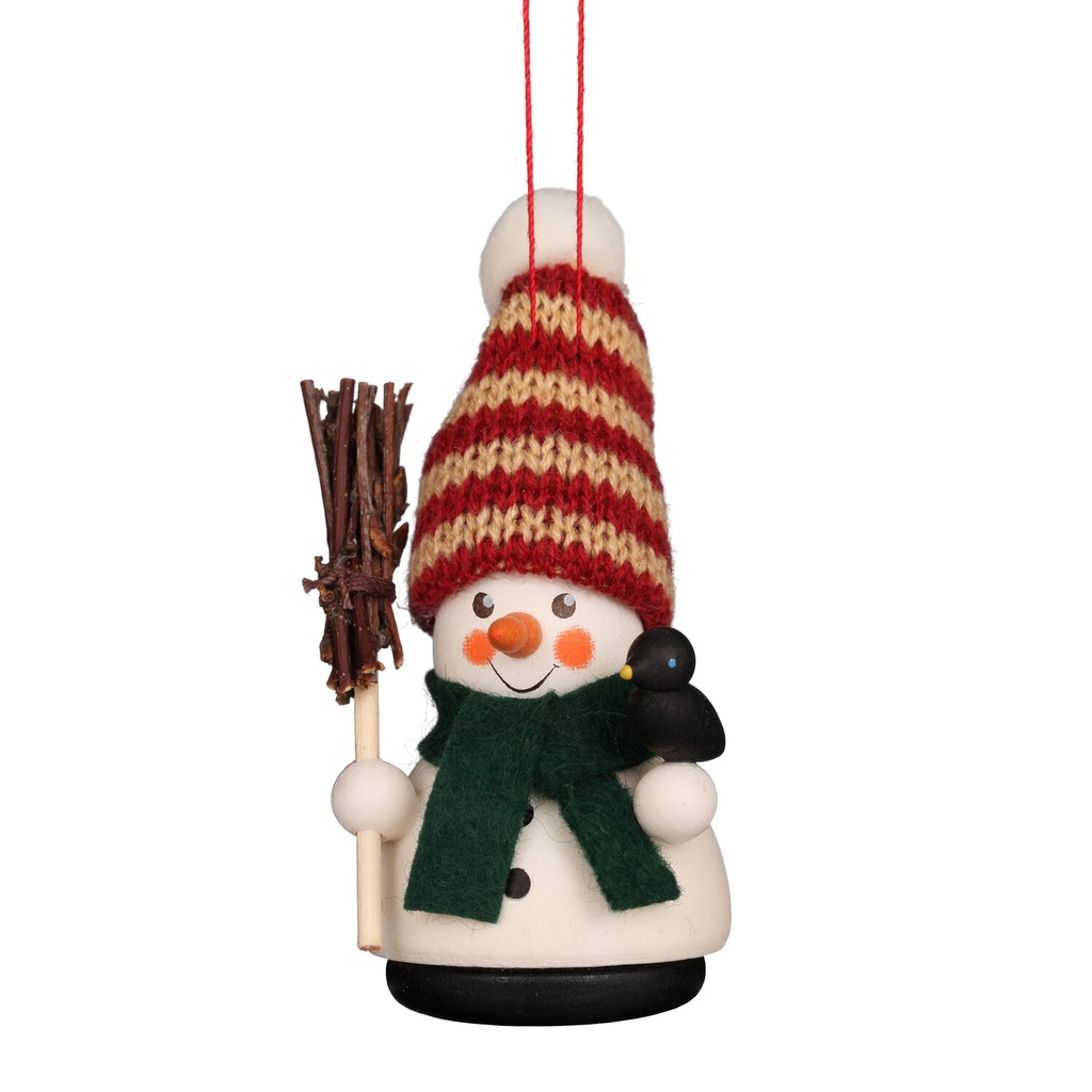 Baumschmuck - WM Schneemann mit Besen