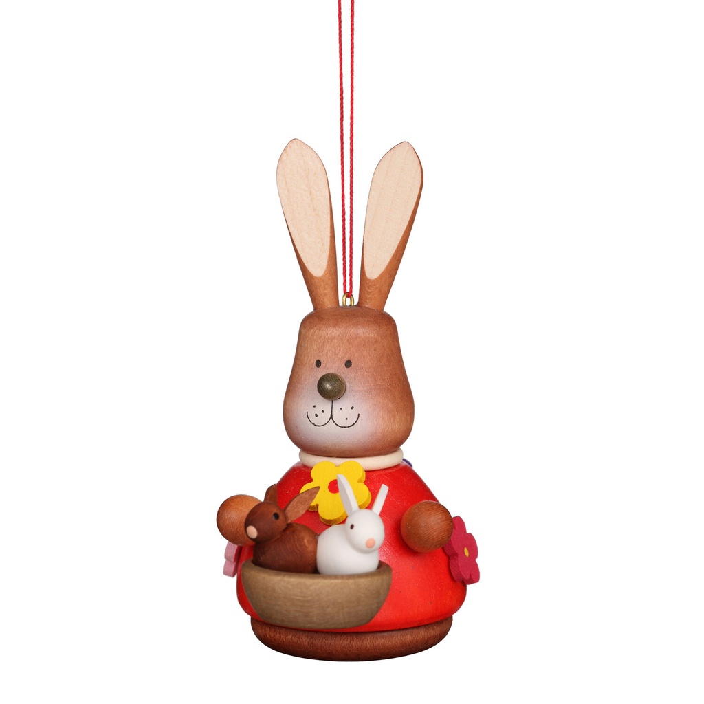 [CU 15 0418] Baumschmuck - Wackelhase mit Babys