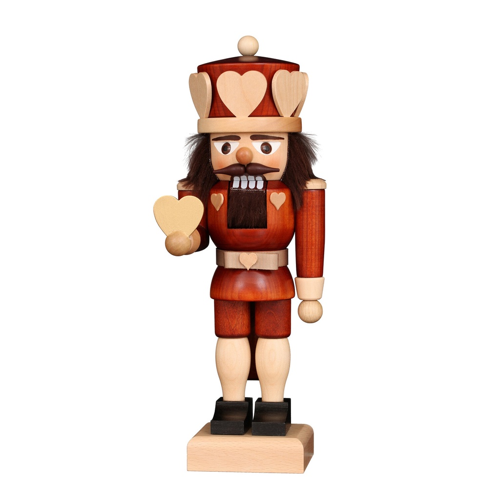 [CU 32 700] Nußknacker - Herzkönig natur