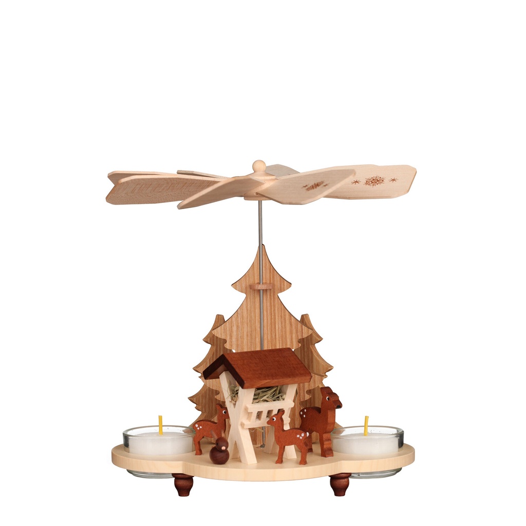 Pyramide Waldfütterung natur