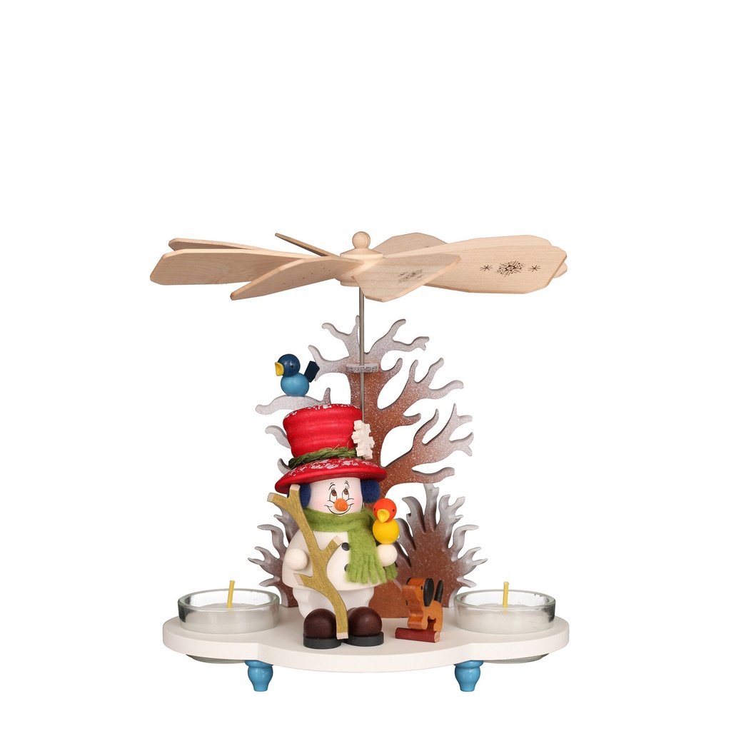 Pyramide Mikrowichtel Schneemann