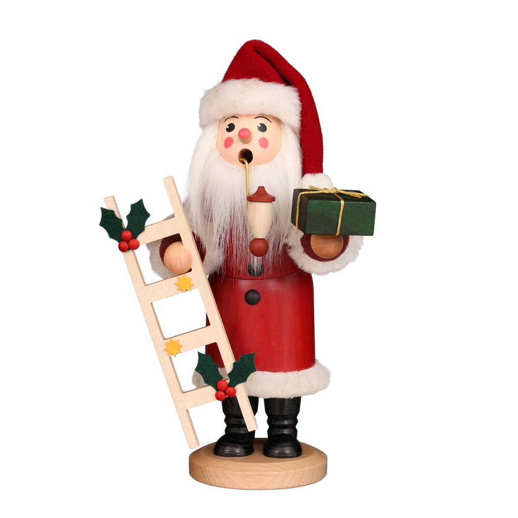 Räuchermann - Weihnachtsmann mit Leiter
