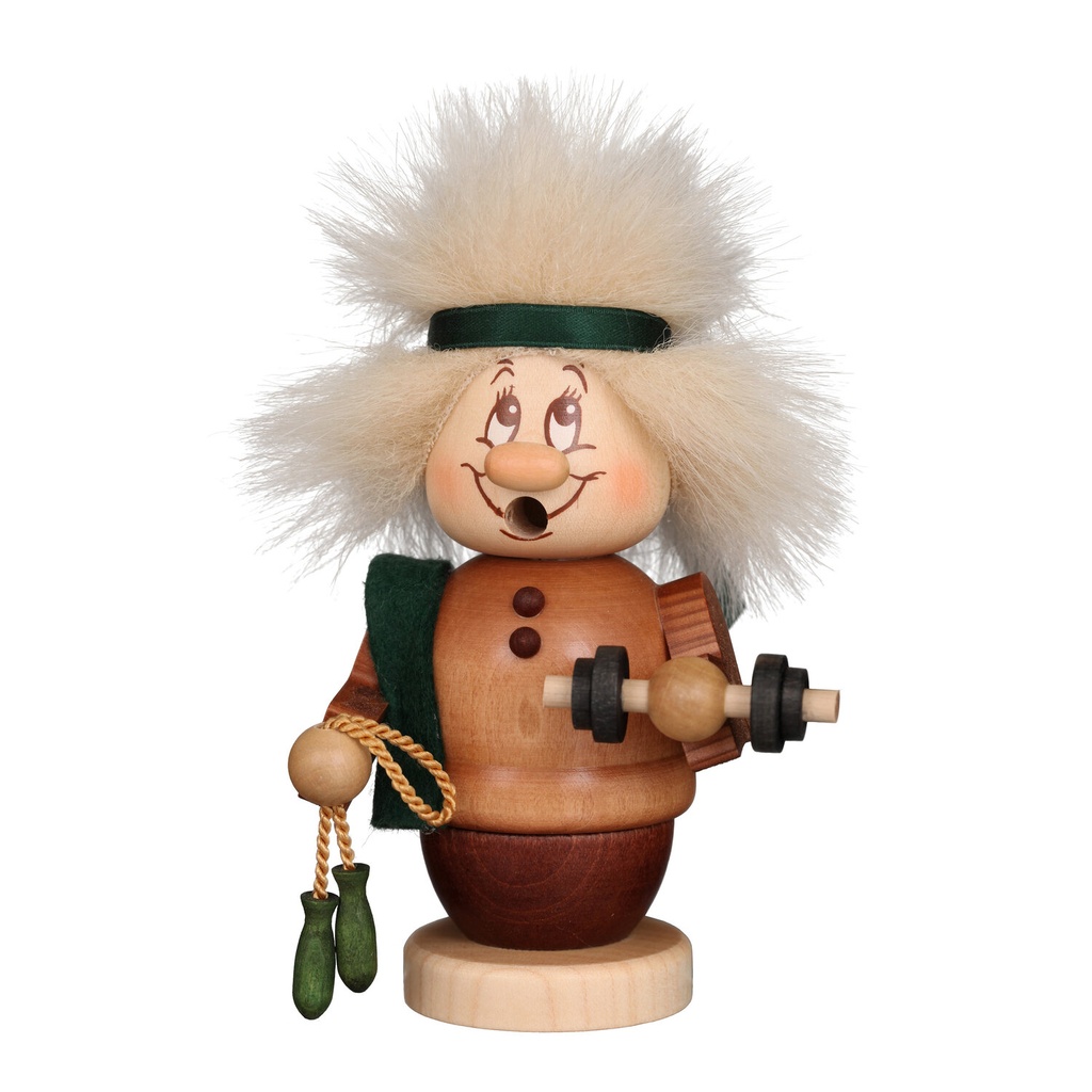 [CU 35 319] Räuchermann - Miniwichtel Bodybuilder