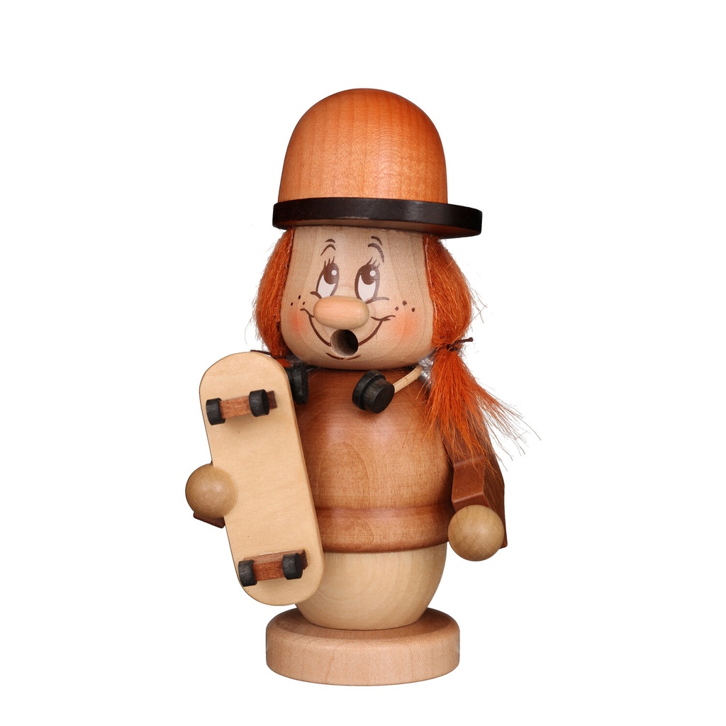 Räuchermann - Miniwichtel Skaterin