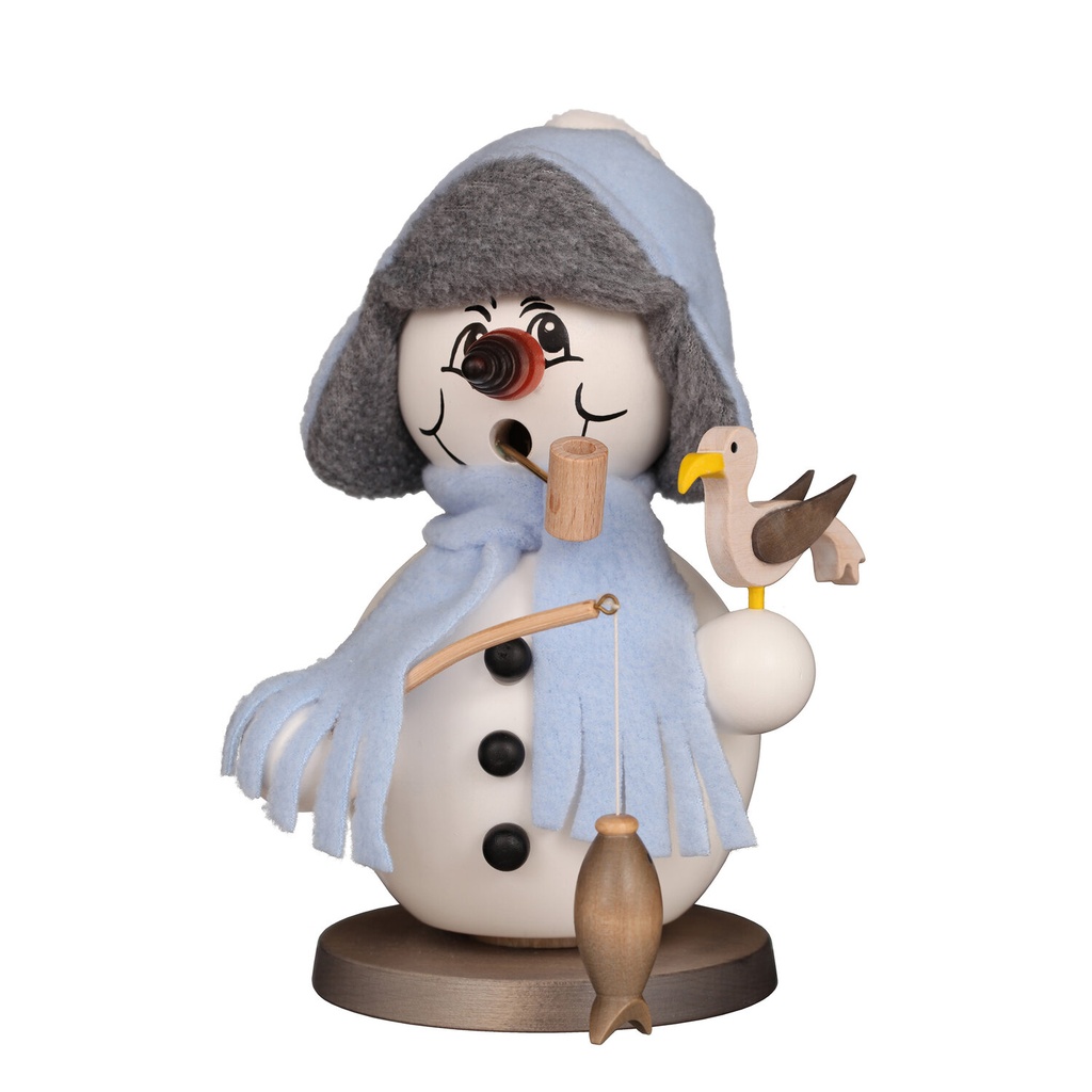 Räuchermann - Schneemann Eisangler