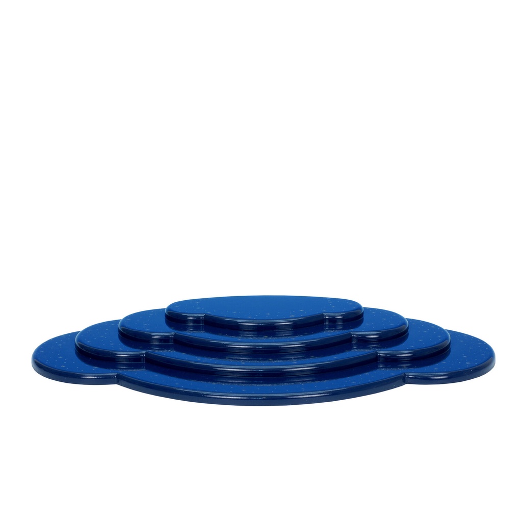 [CU 40 0811] Wolke blau 4-teilig