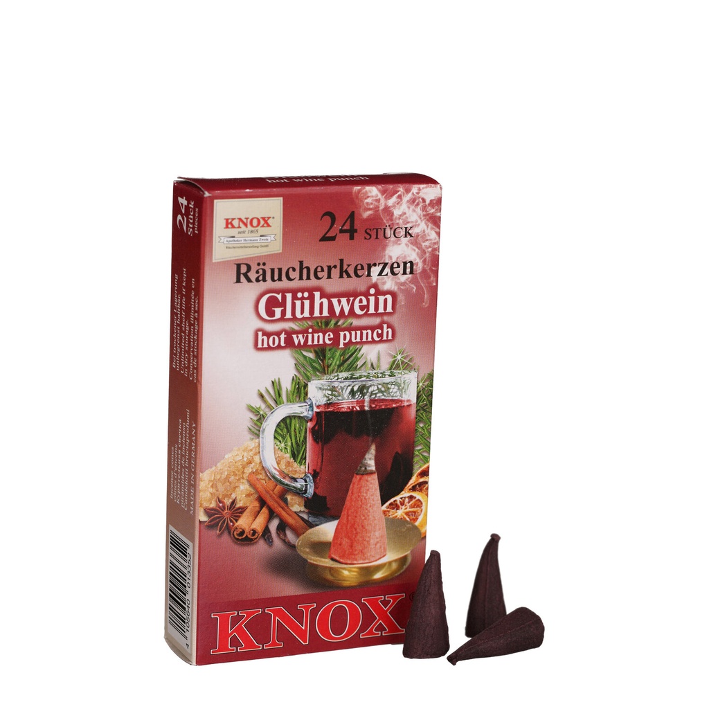 Räucherkerzen - Glühwein (24 Stück)