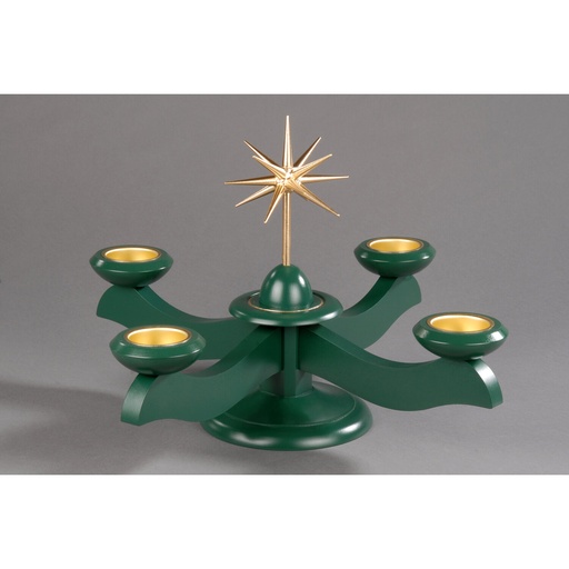 [AP 201/064/1 G] Adventsleuchter, grün - Weihnachtsstern