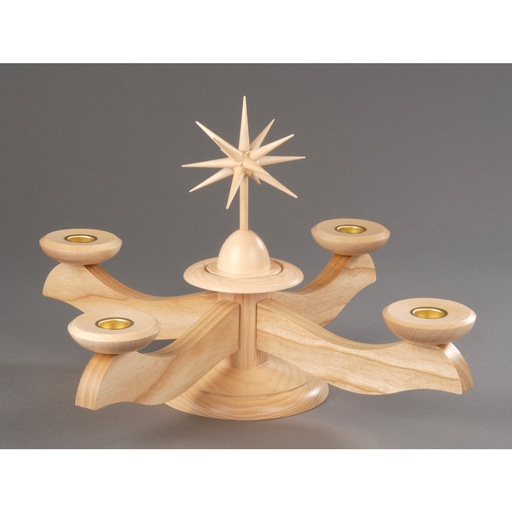 [AP 201/066] Adventsleuchter, natur - Weihnachtsstern