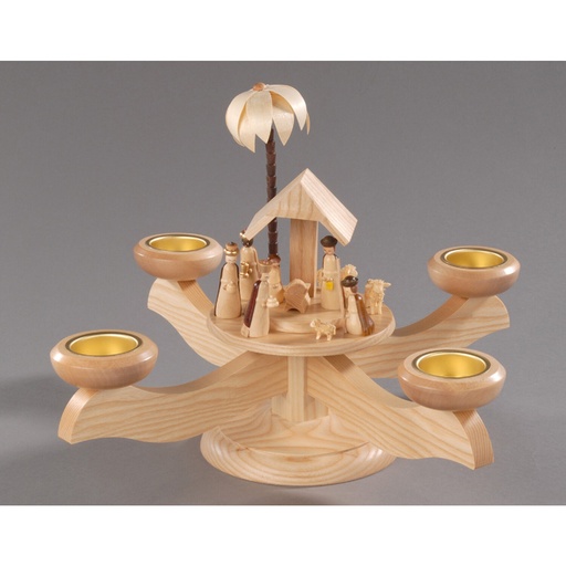 [AP 201/110/2] Adventsleuchter, natur - Christi Geburt