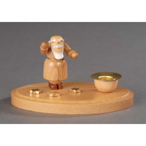 [AP 200/133] Kerzenhalter, natur - Petrus