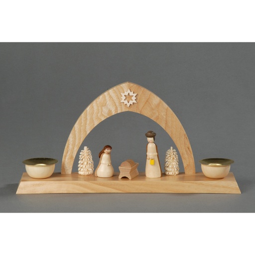 [AP 200/250] Kerzenhalter, natur - Christi Geburt