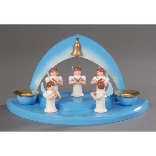 [AP 226/002] Wolke, hellblau - 5 Engel mit Gesangbuch