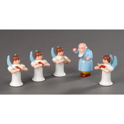 [AP 225/161] Petrus mit 4 Engel,  farbig 