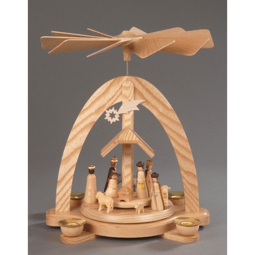 [AP 085/386 N] Pyramide, natur - Christi Geburt