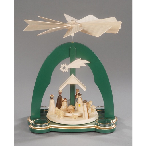 [AP 085/386/1 G] Pyramide, grün - Christi Geburt