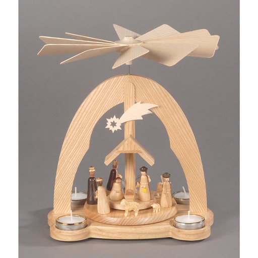 [AP 085/386/1 N] Pyramide, natur - Christi Geburt