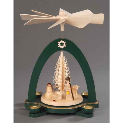 [AP 085/505 G] Pyramide, grün - Christi Geburt