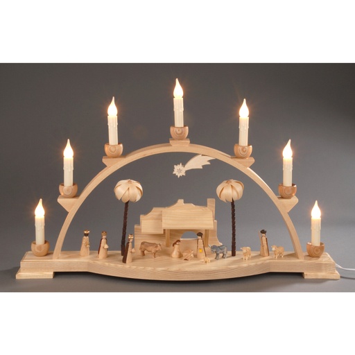 [AP 202/495/1] Schwibbogen, natur - Christi Geburt