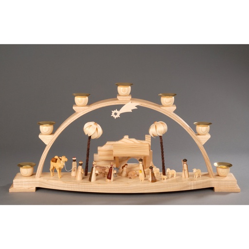 [AP 202/495/2] Schwibbogen, natur - Christi Geburt