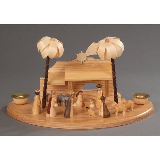 [AP 083/171] Weihnachtskrippe orientalisch - großer Sockel