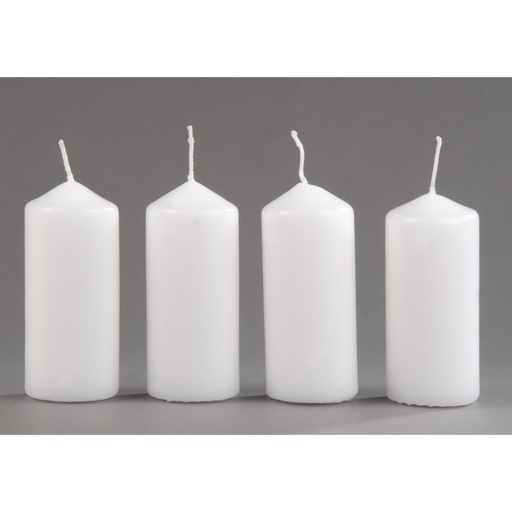 [AP 300/0378] Stumpen, weiß - Höhe 9cm