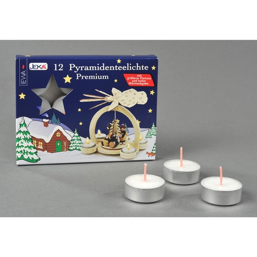 [AP 300/0034] Pyramidenteelichte in Aluhülle