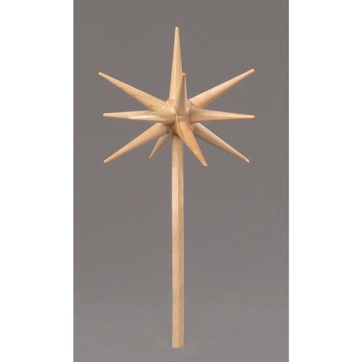 [AP 300/0012] Weihnachtsstern für Adventsleuchter - klein-natur